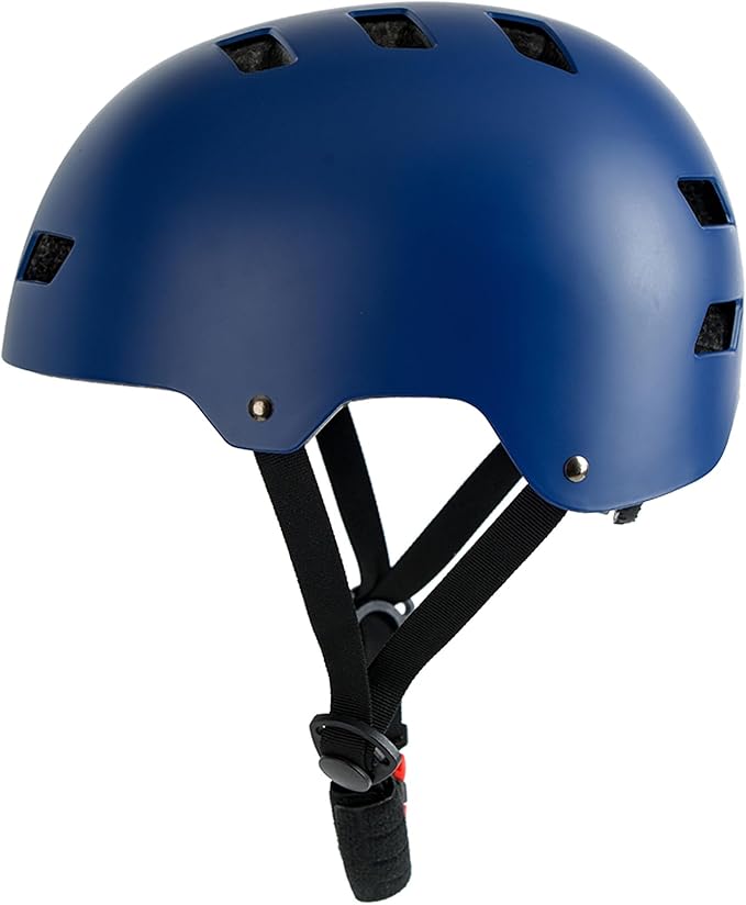 Bike Helmet 3 Sizes for Teenager Kids Youth Adults,Bavilk Skateboard Helmet Adjustable Multi-Sport Bicycle Cycling Scooter Roller Skate Inline Skating Rollerblading for Girls Boys Women Men Teen-StrideForce Fitness