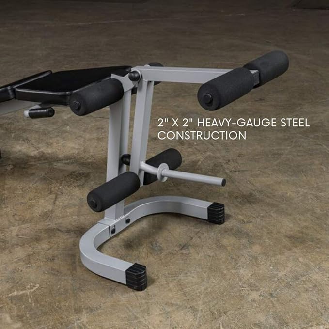 Body-Solid Powerline Leg Curl and Extension Machine - Ideal for Quad and Hamstring Workouts, Home Gym Equipment, Leg Workout Machine with Bench for Leg Extension and Curl-StrideForce Fitness