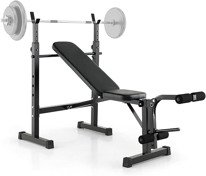Olympic Weight Bench With Soft Comfortable Cushion Multipurpose