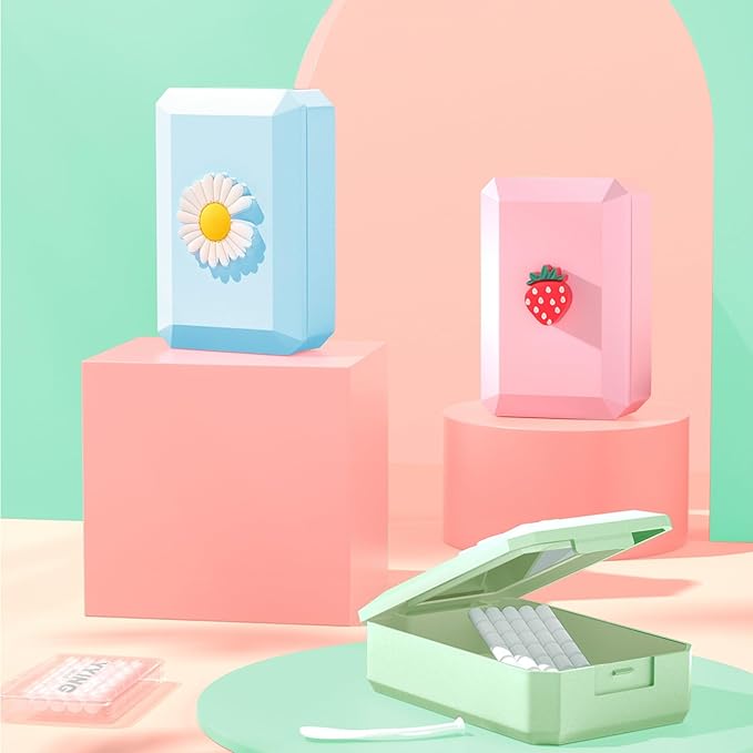 10 Box Clear Braces Wax for Teeth Precut Orthodontic Wax for Braces Aligners, Wax Dots, Hardcover Box Dental Wax with Mirror for Home Travel Office, Mint Flavored, 4Pack/Box