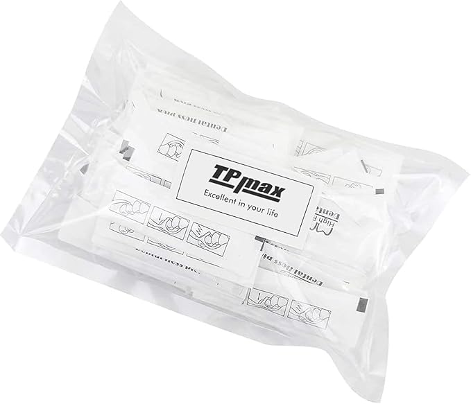 150 Count Dental Flossers Each Individually Wrapped, Floss Singles Bag, Travel Hotel Restaurant Office Car Dental Floss, Floss Picks Oral Care Teeth Clean Flat Wire