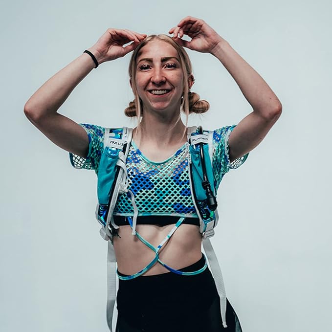 RaveRunner® Anti-Theft Hydration Backpack | Rave Hydration Pack, Festival Water Bag, Hydropack Rave, Hydration Pack EDC-StrideForce Fitness