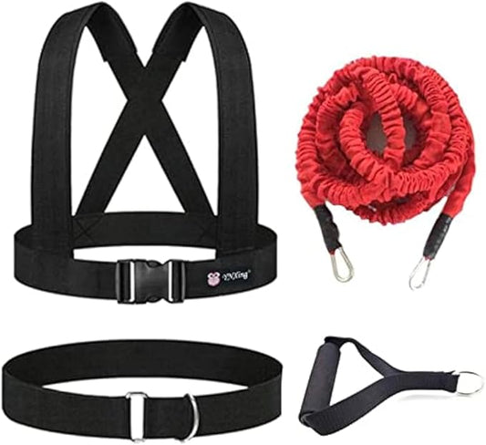 YNXing Resistance Training Rope Explosive Force Bounce Physical Training Resistance Rope Improving Speed, Stamina and Strength-StrideForce Fitness