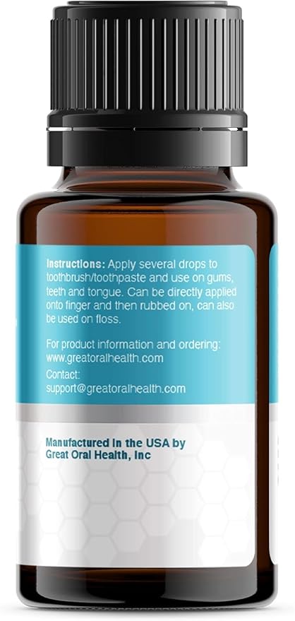 OraRestore Bad Breath Treatment for Adults Halitosis: Dentist Formulated Oral Rinse Concentrate Tooth Oil Liquid Toothpaste, Fresh Breath Mouthwash for Dry Mouth, Oral Care, Healthy Gums & Teeth 15ml