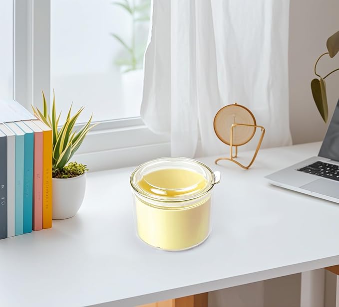 Denture Case, Leak Proof Denture Bath Cup, Full & Partial Denture Clean Holder Box with Strainer, Denture Brush, Denture Soaking Container Cups for Dentures, Retainers, Mouth Guard Storage Case-Yellow