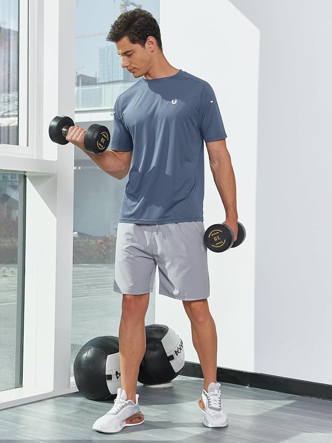 NORTHYARD Men's Athletic Running T-Shirts Quick Dry Workout Shirts Short-Sleeve Sports Gym Tee Tops Performance Activewear-StrideForce Fitness