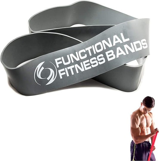 Functional Fitness Pull Up Assist Resistance Bands | Heavy Duty Exercise Bands for Powerlifting, Mobility, and Stretching | Travel Friendly Resistance Bands for Workout-StrideForce Fitness