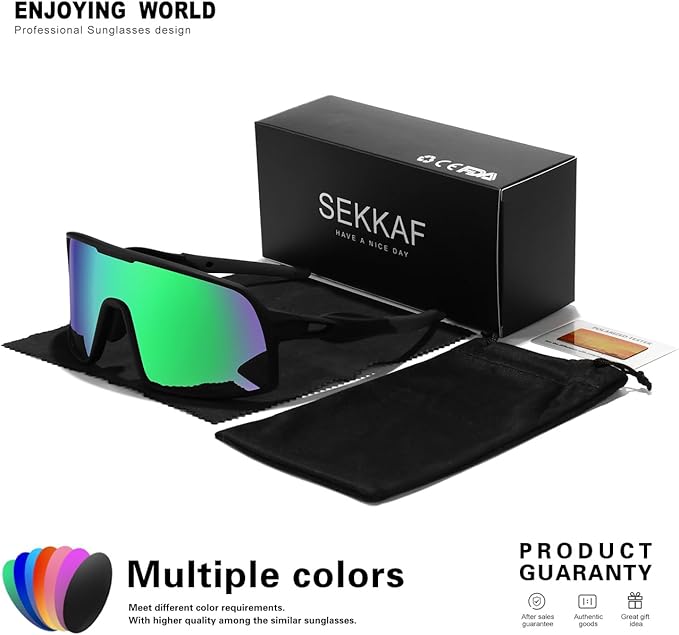 Polarized Sports Sunglasses for Men and Women Cycling Glasses UV Protection Goggles for Mountain Bike Running Fishing-StrideForce Fitness