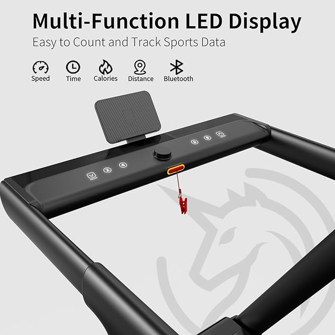 Yesoul Walking Pad Treadmill with 10% Auto Incline, Under Desk Treadmill for Home Walking, Hiking & Running, 300lbs Capacity, Smart App Scenic Routes & Live Classes, Remote & LED Display-StrideForce Fitness