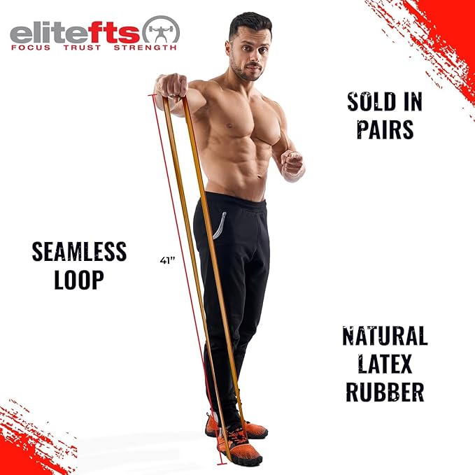 EliteFTS Pro Resistance Band - Boost Core Stability and Flexibility with This Portable, Joint-Friendly Tool-StrideForce Fitness