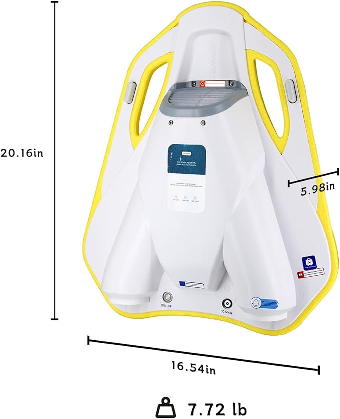 Electric Swimming Kickboard for Kids – 2-in-1 Water Jet & Propeller, Water Scooter Float Board for Swim Training, 6.1kgf Thrust, 24V/4.6Ah Battery, 45 Min Runtime, Load 198 lbs, Summer Pool Toy-StrideForce Fitness