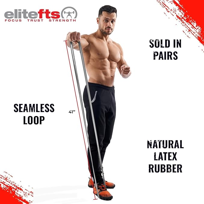 EliteFTS Pro Resistance Band - Boost Core Stability and Flexibility with This Portable, Joint-Friendly Tool-StrideForce Fitness