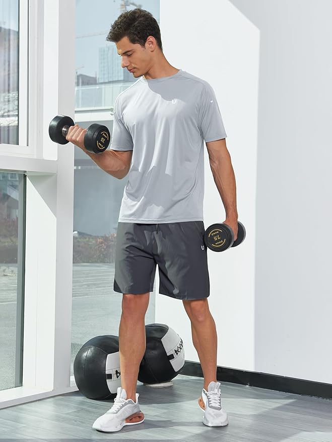 NORTHYARD Men's Athletic Running T-Shirts Quick Dry Workout Shirts Short-Sleeve Sports Gym Tee Tops Performance Activewear-StrideForce Fitness