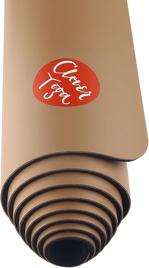 Clever Yoga Liquid Balance Thick Yoga Mat - Pro Exercise Yoga Mat with Non-Slip Surface for Home Gym, Earth-Friendly & Recyclable Pilates and Workout Pad Women & Men, 4.5 mm-StrideForce Fitness