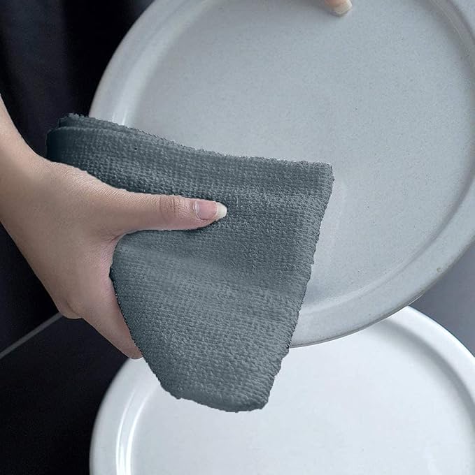 Avalon Towels Terry Bar Mop Towels (Value Pack of 60) Size 14"x17" – Absorbent and Durable, Multipurpose Cleaning Rags, Cotton Cleaning Cloths, Terry Cloth Rags, Reusable Shop Rag (Grey)-StrideForce Fitness