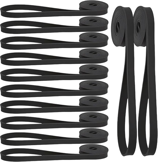 12-Pack Resistance Bands Set - Pull Up Assist, Strength Training & Physical Therapy for Home Gym | Exercise Loop Bands for Men & Women-StrideForce Fitness