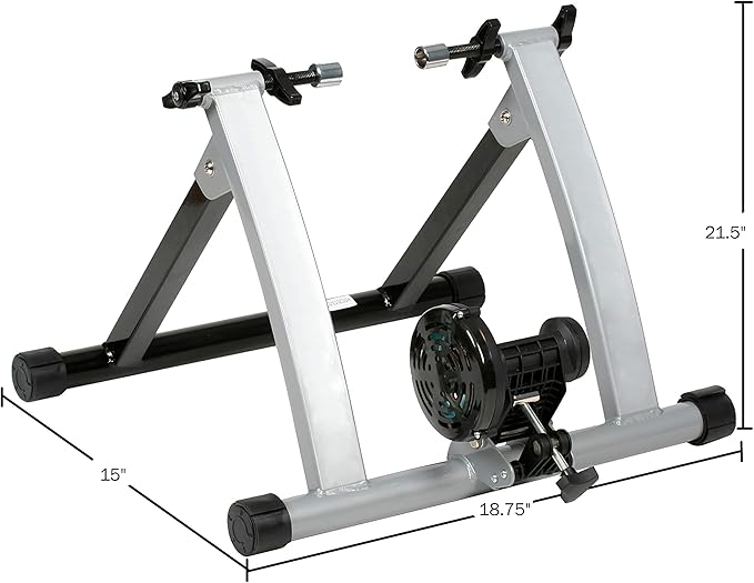 Bike Trainer – Convert Mountain, Road, or Beach Bicycles into a Stationary Exercise Bike for Indoor Riding All Year Round by Rad Cycle