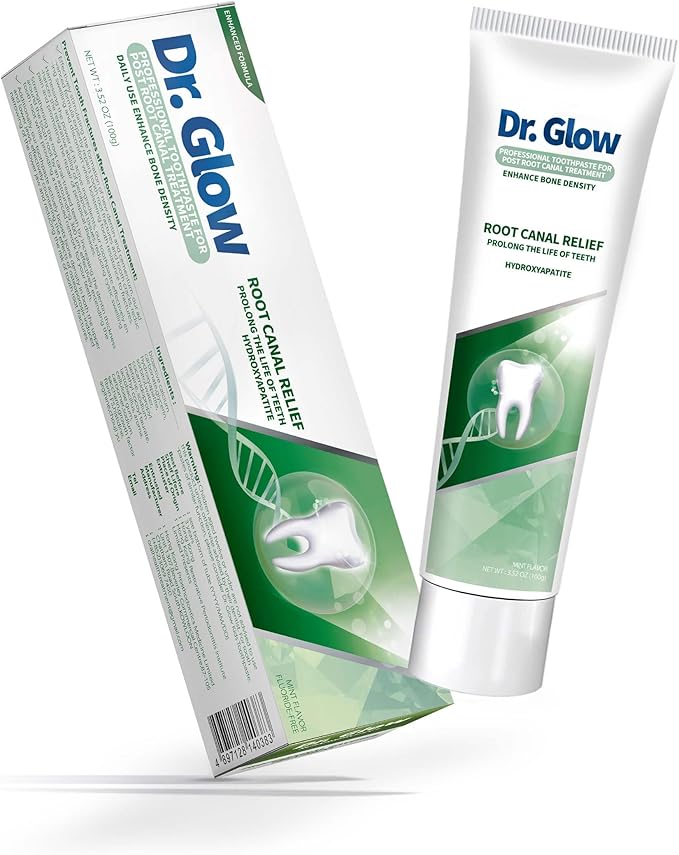 Toothpaste Repair Root Canal Discomforts, Avoid Root Canal Therapy Tooth Repair Hydroxyapatite Toothpaste, Teeth Care Sensitive Toothpaste for Adults Remineralizing Toothpaste Fluoride Free