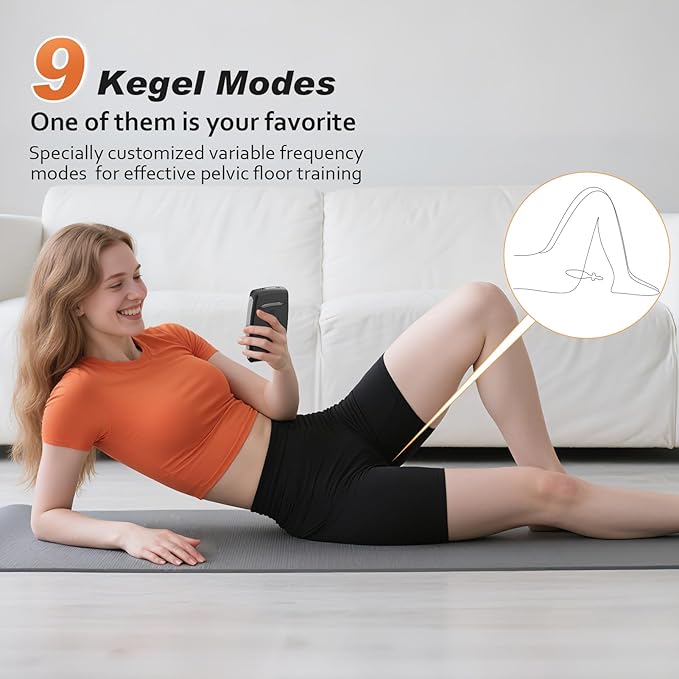 TENS Unit Muscle Stimulator and EMS Pelvic Floor Muscle Exercise. Multifunctional Impulses to Pain Relief for Muscle,Joints and Muscle Strengthening Training.Specialized Storage Gift Box.(DJE2A0)
