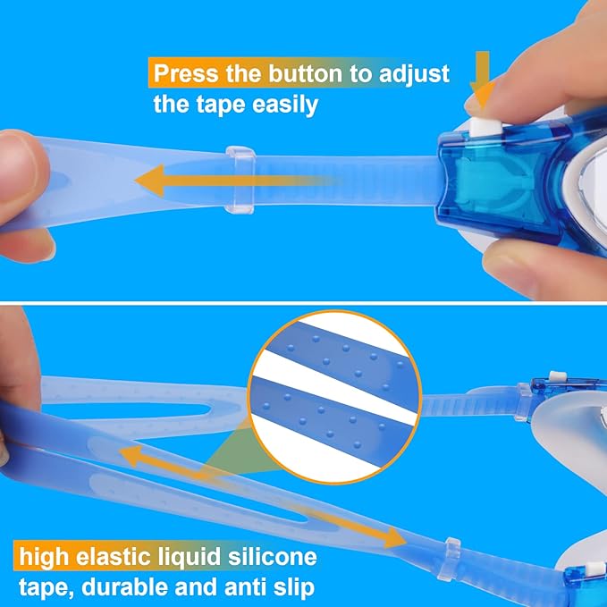 WIN.MAX Polarized Swimming Goggles Swim Pool Goggles Anti Fog Anti UV No Leakage Clear Vision for Men Women Adults Teenagers-StrideForce Fitness