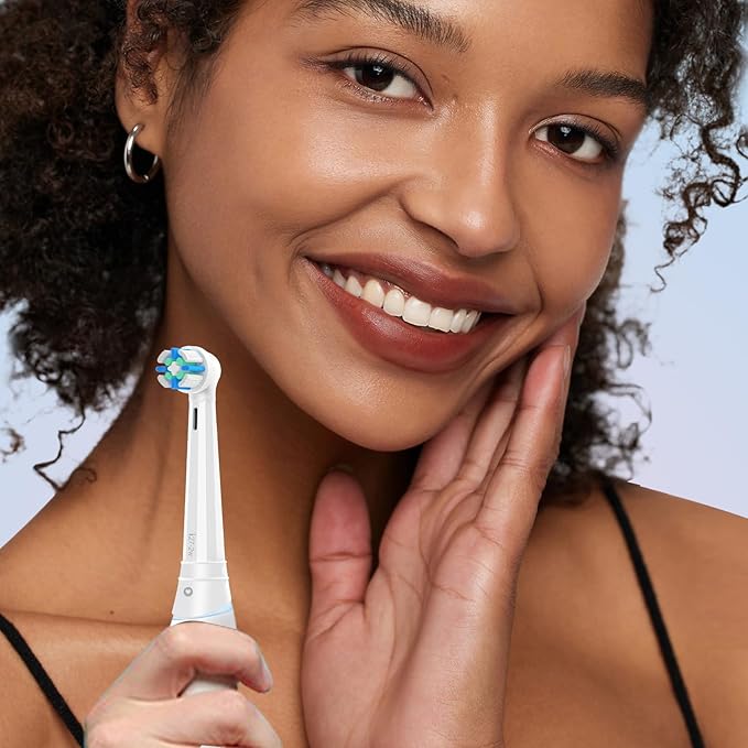 iO Replacement Heads Compatible with Oral b iO 2/3/4/5/6/7/8/9/10 Series Electric Toothbrush,Gum Care Toothbrush Head Compatible with Oral b iO Replacement Heads,10PCS White