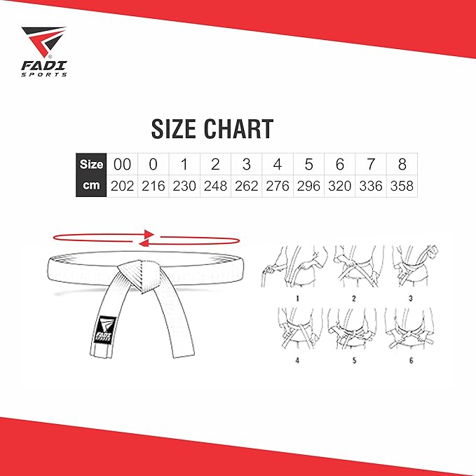 Martial Arts Belt for Karate, Judo, Aikido and Taekwondo - Durable Cotton-Polyester Blend for Adults and Kids-StrideForce Fitness