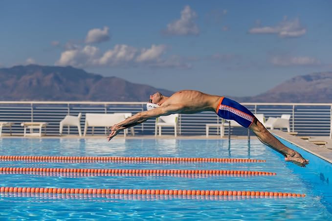 ARENA Unisex Python Racing Swim Goggles for Men and Women Anti-Fog No Leak Max Comfort Dual Strap, Mirror/Non-Mirror Lens-StrideForce Fitness