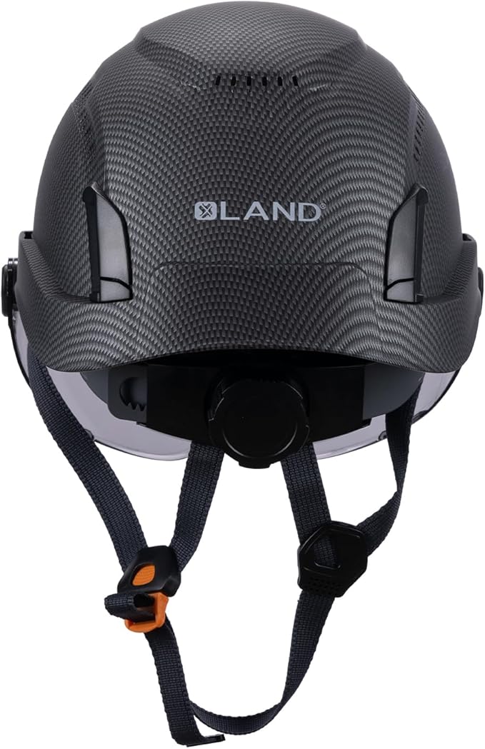 Land Helmets EcoPro Safety Helmet - ANSI/ISEA Z89.1-201 Type 1 Class C Vented - OSHA Approved - Lightweight Helmet with 6 Pt Suspension for Arborist, Industrial & Fall Protection-StrideForce Fitness