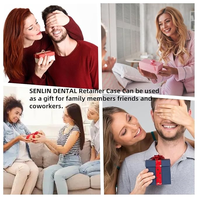 100PCS Aligner and Retainer Case without Mirror, Custom Personalized Logo Orthodontic Mouth Guard Case Customized with Any Image Logo and Text for Gift Business Logo