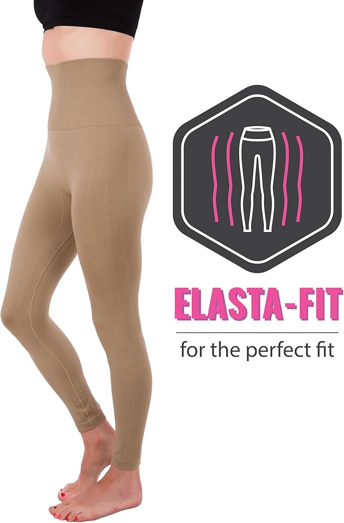 Activewear Thick High Waist Tummy Compression Slimming Body Leggings Pant-StrideForce Fitness