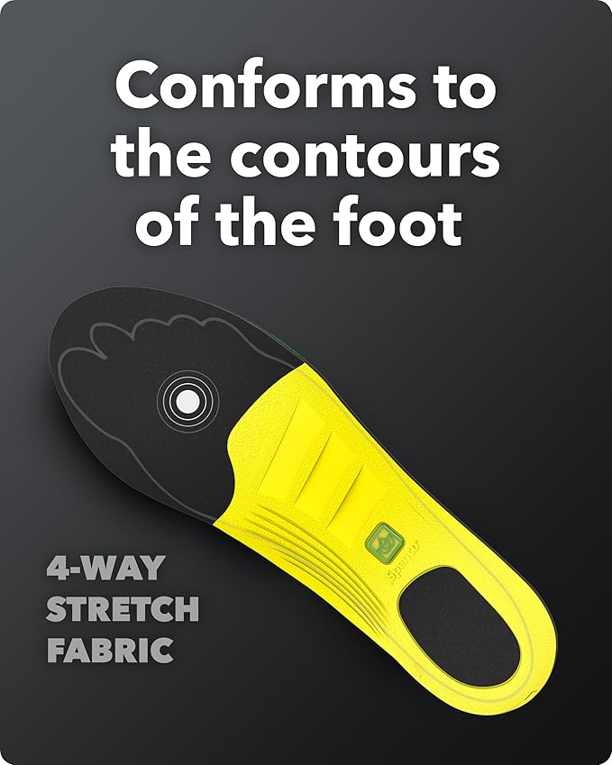 Spenco Polysorb Cross Trainer Athletic Cushioning Arch Support Shoe Insoles Men's 14-15.5