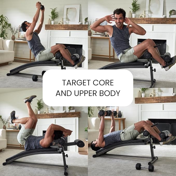 Finer Form Gym-Quality Sit Up Bench with Reverse
