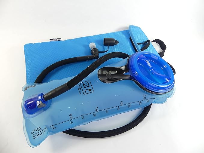 Hydration Pack with 2L or 3L Water Bladder & Cooler Bag > Keeps Drink Cool & Protects Bladders > Camelback Reservoir for Hydration Backpack, Tasteless & BPA Free, Quick Release Tube & Shutoff Valve-StrideForce Fitness