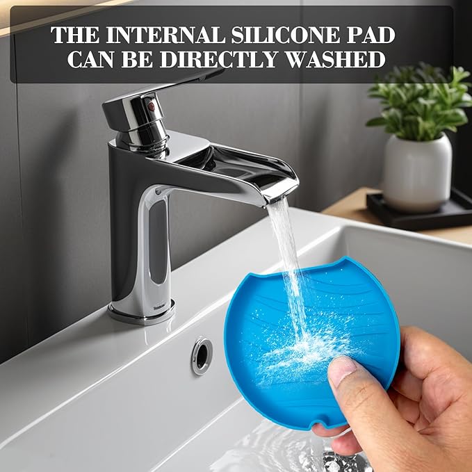 2 Pack Retainer Case,Aligner Case with Vent Holes, Compatible with Invisalign, Mouth Guard Cases,Portable Slim Travel Cute Orthodontic Retainer Cases (Black Blue)