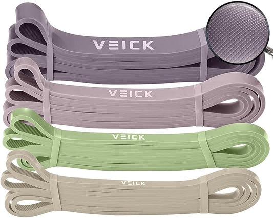 VEICK Resistance Bands for Working Out, Exercise Bands, Workout Bands, Pull Up Assistance Bands, Long Heavy Stretch Bands Set for Men and Women, Power Weight Gym at Home Fitness Equipment-StrideForce Fitness