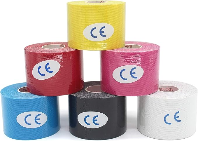 PRIOR FITNESS Premium Lyra Hoop Tape, Aerial Lyra Hoop Anti Skid Tape, 16.4ft/5m Aerial Hoop Lyra Tape Non-Slip Grip Tapes Yoga Rig Tape for Exercises Gymnastics Acrobatics Kinesiology-StrideForce Fitness