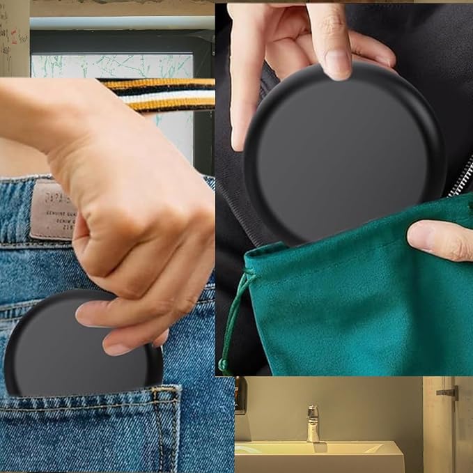 2 Retainer Case, Slim Aligner Cases for Invisalign, Mouthguard Case with Removal Tools& Aligners Chewies& Brush, Removable Inner Tray Silicone for Easy Cleaning (Black-2pcs)