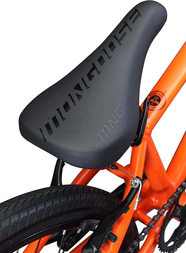 Mongoose Title Pro or Elite BMX Race Bike with 20 or 24-Inch Wheels in Red, Orange, or Black, Beginner or Returning Riders, Featuring Lightweight Tectonic T1 Aluminum Frame and Internal Cable Routing-StrideForce Fitness