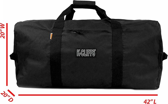 K-Cliffs Heavy Duty Cargo Duffel Large Sport Gear Equipment Travel Bag Rooftop Rack Bag By Praise Start