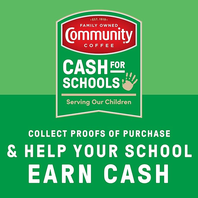 Community Coffee Signature Blend, 128 Ounces Ground Coffee, Dark Roast, 32 Ounce Bag (Pack of 4)-StrideForce Fitness