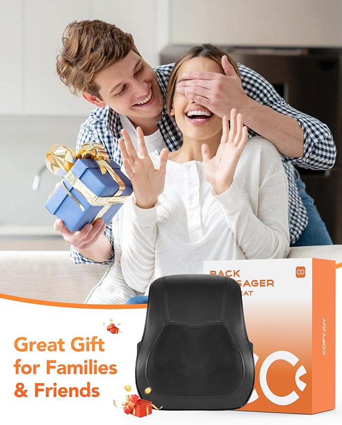 Back Massager with Heat, Neck Massager for Pain Relief Deep Tissue 3D Shiatsu Kneading Electric Massage Pillow for Whole Body Relaxation, Home, Car, Office Use, Gifts for Mom, Dad, Women, Men-StrideForce Fitness