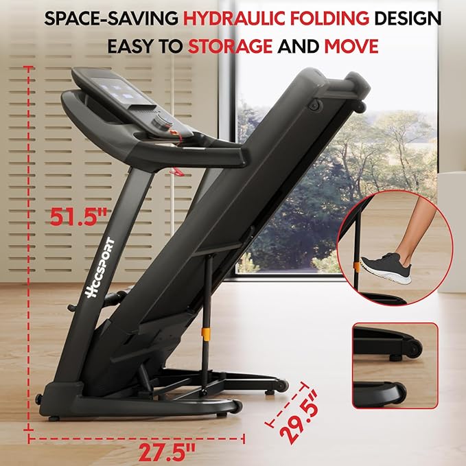 Treadmill with Incline, 3 in 1 Under Desk Treadmill Walking Pad with Removable Desk Workstation 3.5HP Foldable Compact Walking Treadmills for Home Small Office with Wristband Remote Control-StrideForce Fitness