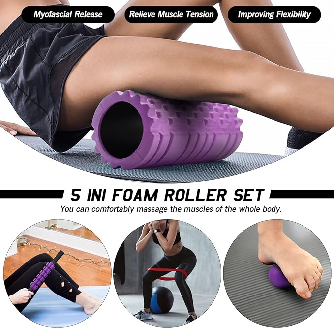 5 in 1 Foam Roller Set
