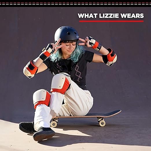 187 Killer Pads Six Pack Pad Set, Elbow Pads, Knee Pads, and Wrist Guards - Ideal for Skateboarding, Roller Skating, and Inline Skating-StrideForce Fitness