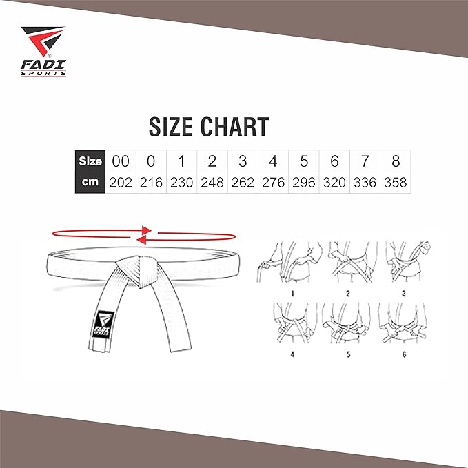 Martial Arts Belt for Karate, Judo, Aikido and Taekwondo - Durable Cotton-Polyester Blend for Adults and Kids-StrideForce Fitness