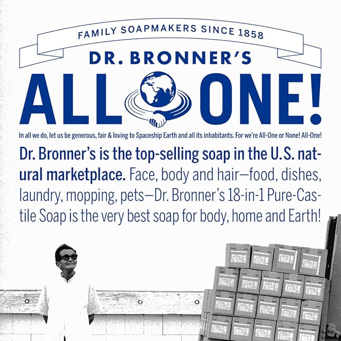Dr. Bronner's All-One Toothpaste 4-Pack Variety– (Peppermint, Spearmint, Cinnamon, Anise, 5oz Each)– 70% Organic Ingridients, SLS Free Toothpaste, Fluoride Free, Natural, Vegan, for Sensitive Teeth