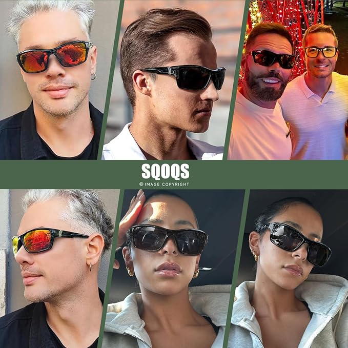 Polarized Sunglasses for Men Women Sports Goggles Lightweight Frame Cycling Running Fishing Driving UV400 Protection-StrideForce Fitness