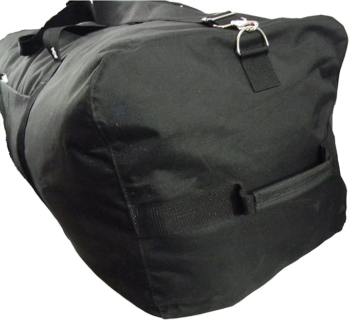 Heavy Duty Cargo Duffel Large Sport Gear Drum Set Equipment Hardware Travel Bag Rooftop Rack Bag (30" x 15" x 15", Black)