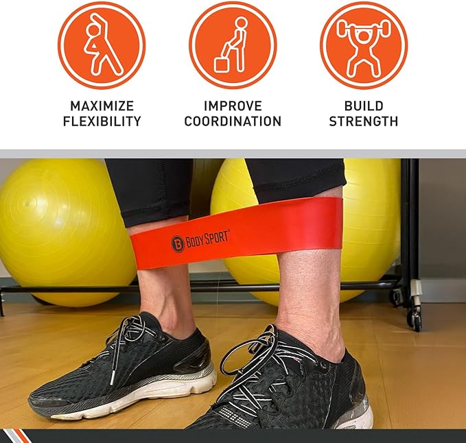 Body Sport Loop Resistance Bands-StrideForce Fitness