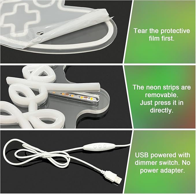 Day of the Dead Neon Sign - Mexican Sugar Skull LED Neon Light for Home & Bar Decor,UV Printed Art with Flexible LED Strip,Halloween & Día de Muertos Party Decoration(green)-StrideForce Fitness